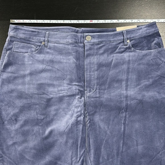 Soft Surroundings Blakely Velveteen Pants in Nightshadow Blue Color - 20W - Picture 6 of 10